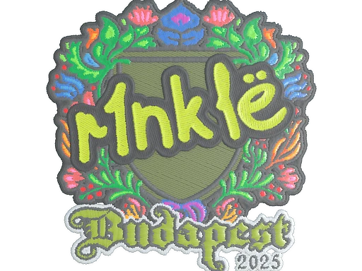 r1nkle (Embroidered) | Budapest 2025 sticker