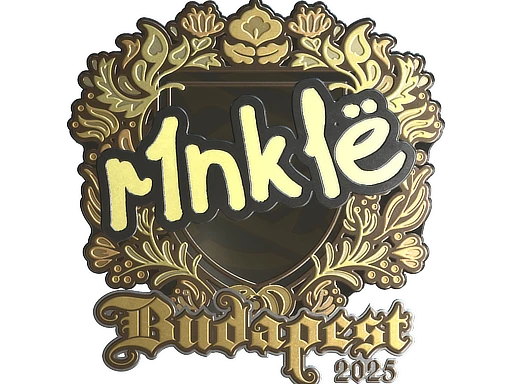 r1nkle (Gold) | Budapest 2025 sticker