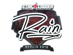rain (Foil) | Berlin 2019 sticker