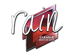 rain (Foil) | Boston 2018 sticker