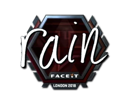 rain (Foil) | London 2018 sticker