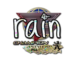 rain (Glitter, Champion) | Antwerp 2022 sticker