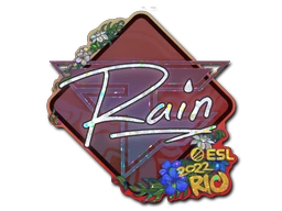 rain (Glitter) | Rio 2022 sticker