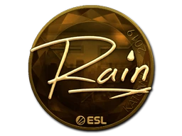 rain (Gold) | Katowice 2019 sticker