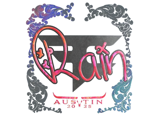 rain (Holo) | Austin 2025 sticker