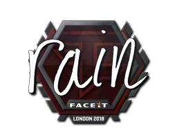 rain | London 2018 sticker