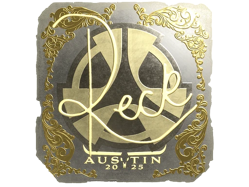 reck (Gold) | Austin 2025 sticker
