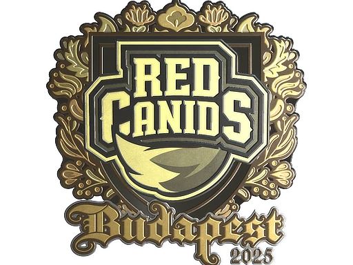 RED Canids (Gold) | Budapest 2025 sticker