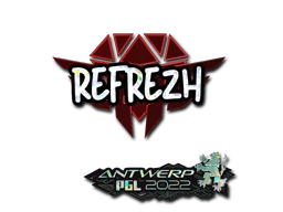 refrezh (Glitter) | Antwerp 2022 sticker