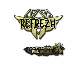 refrezh (Gold) | Antwerp 2022 sticker