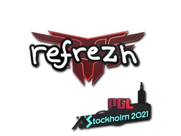 refrezh | Stockholm 2021 sticker