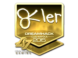 reltuC (Gold) | Cluj-Napoca 2015 sticker