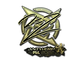 REZ (Gold) | Antwerp 2022 sticker