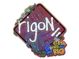 rigoN (Glitter) | Rio 2022 sticker