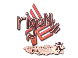 rigoN (Holo) | Antwerp 2022 sticker