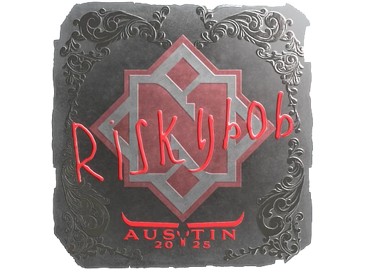 riskyb0b (Foil) | Austin 2025 sticker
