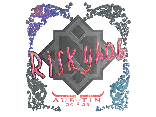 riskyb0b (Holo) | Austin 2025 sticker
