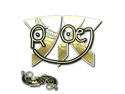 roeJ (Gold) | Paris 2023 sticker