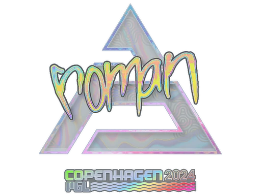 roman (Holo) | Copenhagen 2024 sticker