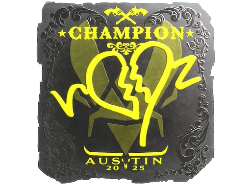 ropz (Foil, Champion) | Austin 2025 sticker