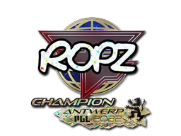 ropz (Glitter, Champion) | Antwerp 2022 sticker