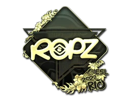 ropz (Gold) | Rio 2022 sticker