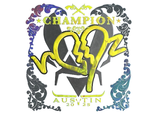 ropz (Holo, Champion) | Austin 2025 sticker