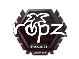 ropz | London 2018 sticker