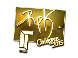 RpK (Gold) | Cologne 2015 sticker