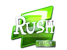 RUSH (Foil) | Atlanta 2017 sticker