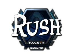 RUSH (Foil) | London 2018 sticker