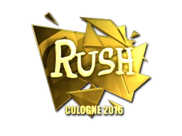 RUSH (Gold) | Cologne 2016 sticker