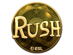 RUSH (Gold) | Katowice 2019 sticker