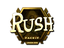 RUSH (Gold) | London 2018 sticker