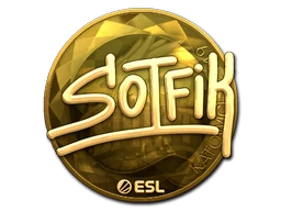 S0tF1k (Gold) | Katowice 2019 sticker