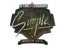 s1mple | Berlin 2019 sticker
