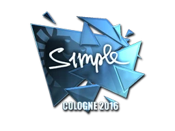s1mple (Foil) | Cologne 2016 sticker