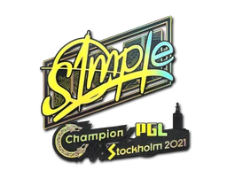 s1mple (Holo) | Stockholm 2021 sticker
