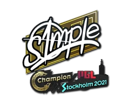 s1mple | Stockholm 2021 sticker