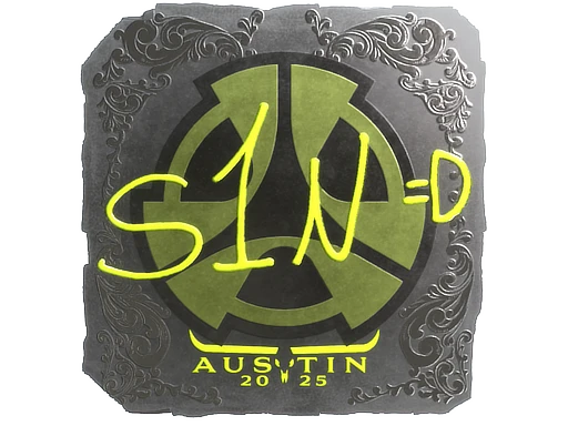 s1n (Foil) | Austin 2025 sticker