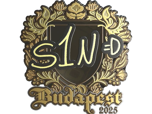 s1n (Gold) | Budapest 2025 sticker