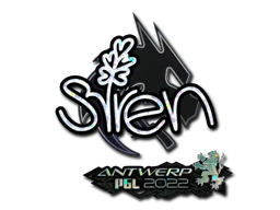 S1ren (Glitter) | Antwerp 2022 sticker