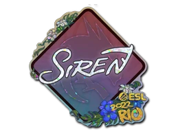 S1ren (Glitter) | Rio 2022 sticker