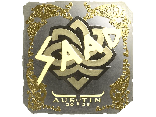 saadzin (Gold) | Austin 2025 sticker