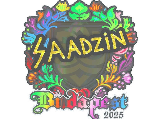 saadzin (Holo) | Budapest 2025 sticker