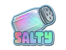 Salty sticker
