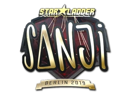 SANJI (Gold) | Berlin 2019 sticker