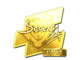 ScreaM (Gold) | Atlanta 2017 sticker