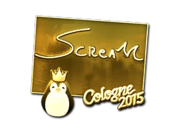 ScreaM (Gold) | Cologne 2015 sticker