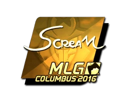 ScreaM (Gold) | MLG Columbus 2016 sticker